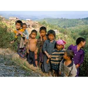  Village Children, Udomoxai (Udom Xai) Province, Laos 