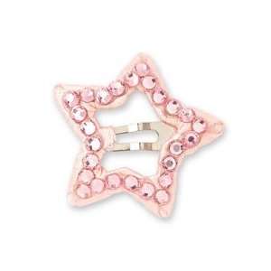  pink rhinestone star barrette Beauty
