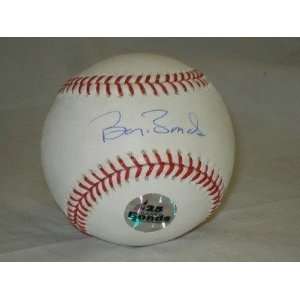 Signed Barry Bonds Baseball   w Hologram   Autographed Baseballs 