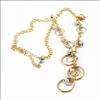 Cool Mens 24K Yellow Gold Filled Rope Necklace 24  