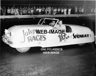 56 CAR JALOPY RACES 16TH ST SPEEDWAY AUTO RACING PHOTO  