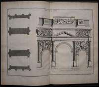 1719 Montfaucon Antique Print Roman Arch Orange France  