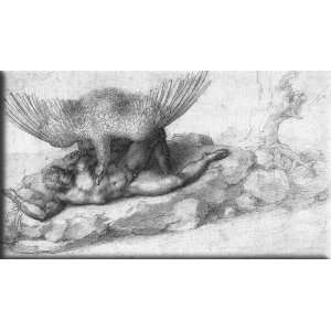  Tityus 16x9 Streched Canvas Art by Michelangelo