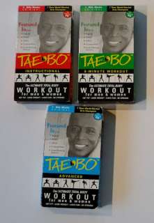   shape. Selling all 3 ultimate total body workout VHS tapes together