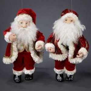   Faces of Christmas Santa Claus Ornaments 