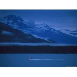  Motorboat Near Limestone Inlet, Southeastern Alaska 