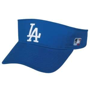MLB ADULT Los Angeles DODGERS Home BLUE VISOR Adjustable Velcro TWILL 