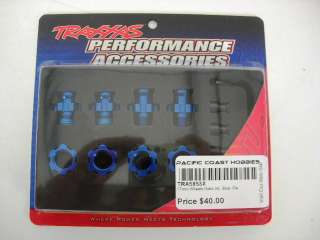 Blue anodized 17mm Wheel Hub Adapters for your Traxxas 2WD Slash (2 