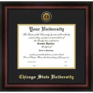 Chicago State University Gold Embossed Medallion Diploma 