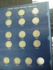1883 1912 LIBERTY V NICKEL SET ONLY MISSING 2 COINS *1885 & 1912 S 