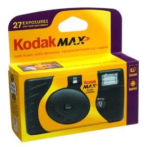  Kodak Max One Time Use Camera, 6 Cameras (162 exposures 