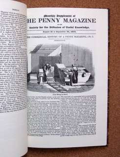Book—18th 19th c. paper/printing history/Penny Magazine  