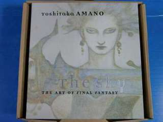 Final Fantasy Art book Yoshitaka Amano The Sky OOP 2001  