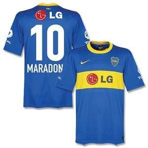   Boca Juniors Home Jersey + Maradona 10 (Fan Style)