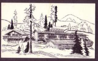   Postcard The Swiss Melody Inn Fish Camp Yosemite California CA  