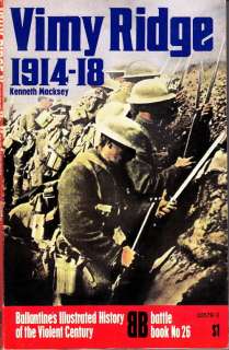 VIMY RIDGE 1914 1918   WW1 MILITARY HISTORY BALLANTINE BATTLE BOOK No 