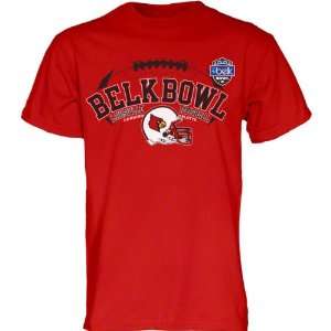   Red 2011 Belk Bowl Alleyoop Football T Shirt