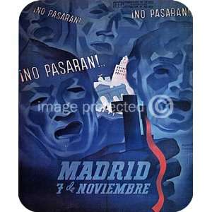   Madrid 7 Noviembre WW2 Spanish Civil War MOUSE PAD