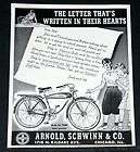 1941 OLD MAGAZINE PRINT AD, ARNOLD SCHWINN BICYCLES ARE THE SWELLEST 