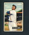 1951 Bowman # 165 Ted Williams Red Sox fair cond  
