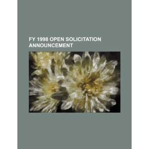  open solicitation announcement (9781234492243) U.S. Government Books