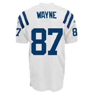  Colts NFL Jerseys #87 Reggie Wayne WHITE Authentic Football 