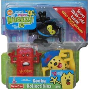   Graffiti Kid, Wacky Web and Night Ninja Wubbzy Figures Toys & Games
