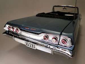 Rare Classic Show CarHigh Detail Blue 1963 Chevrolet Impala SS 124 