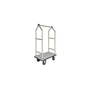 CSL Foodservice & Hospitality 2699BK 010 GRY   Upright Bellman Cart w 