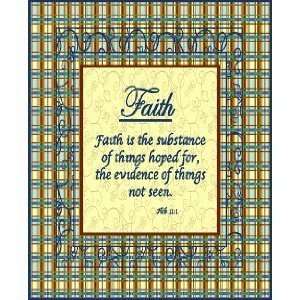  Faith Hebrews 111 Tapestry Throw Blanket