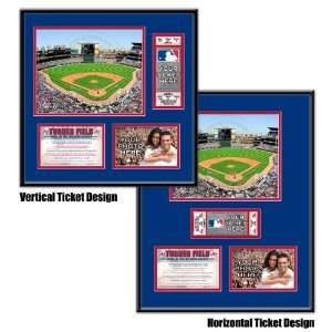  Turner Field Ticket Frame   Braves