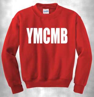 YMCMB CREWNECK MONEY WAYNE YOUNG WEEZY LIL RAP NEW HIP HOP  