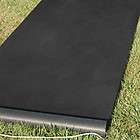 new solid black durable rayon wedding aisle runner 100 ft