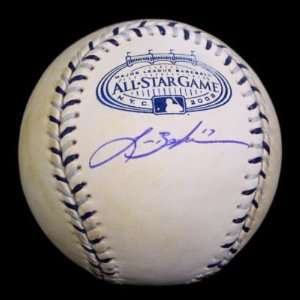  Lance Berkman Signed 2008 A.s. Game Baseball Psa/dna 