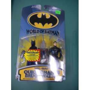   Wal*Mart Quick Change Bruce Wayne Batman Action Figure Toys & Games