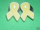 SUPPORT OUR TROOPS YELLOW RIBBON CLOG SHOE CHARMS