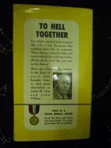 To Hell Together H. Vernor Dixon Vintage Pulp 1951 GGA  