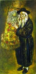 Original Oil Judaica Mark Tochilkin Israeli Jewish Art  