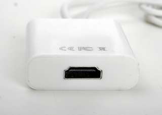 2in1 Adapter for Apple iPad2 iPhone iPod 4 to HDMI with USB Charging 