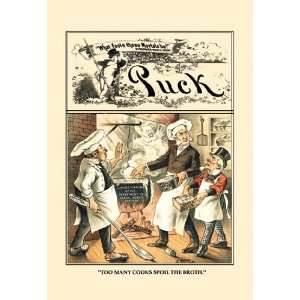  Puck Magazine Too Many Cooks Spoil the Broth 28x42 Giclee 