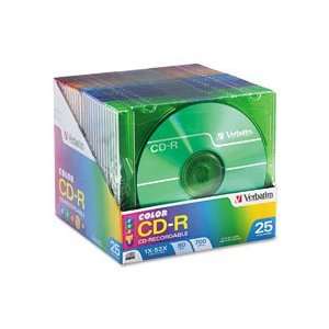  VER94611 Verbatim® DISC,CDR,52X,80M,25PK,AST Electronics