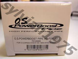 OS Speed 91 HZ R 3D Heli Engine + 90 Powerboost Pipe  
