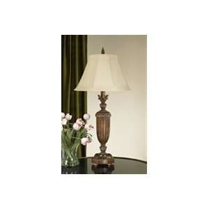  9517   Fireside Oak Table Lamp