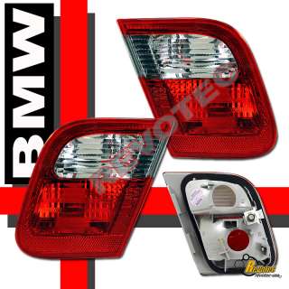 99 00 01 BMW E46 4DR SEDAN TAIL LIGHTS INNER TRUNK PC  