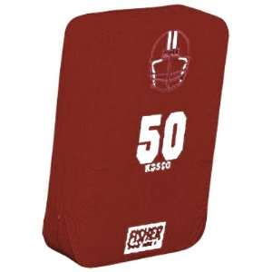  Fisher HD500 Big Beulah Body Football Hand Shields MAROON 