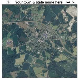  Aerial Photography Map of Princeton, North Carolina 2010 