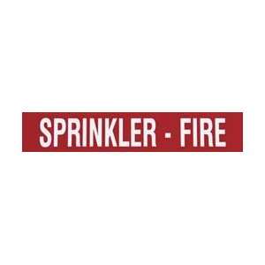  Made in USA Fire Sprinkler Red 3 5 Pres/sen Pipe Marker 