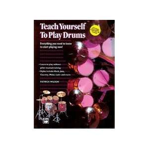    Alfreds Teach Yourself to Play Drums   Bk+CD Musical Instruments