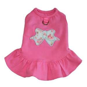  Gooby A Line Bow Dress, Small, Pink
