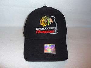 CHICAGO BLACKHAWKS 2010 Stanley Cup Champs CAP Fits All  